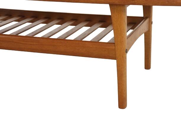 Mid Century teak Salontafel 'Bassen'