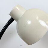 Beige industrial gooseneck table lamp, 1960s