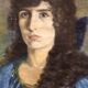 Portrait of a Woman on Canvas, Early 20th Century, Signed