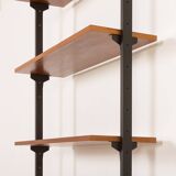 Italian vintage floor to celling wall unit with a bureau or a bar cabinet