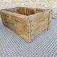 wooden storage box, Poulain chocolate