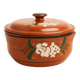 Traditional hand-painted terracotta pot