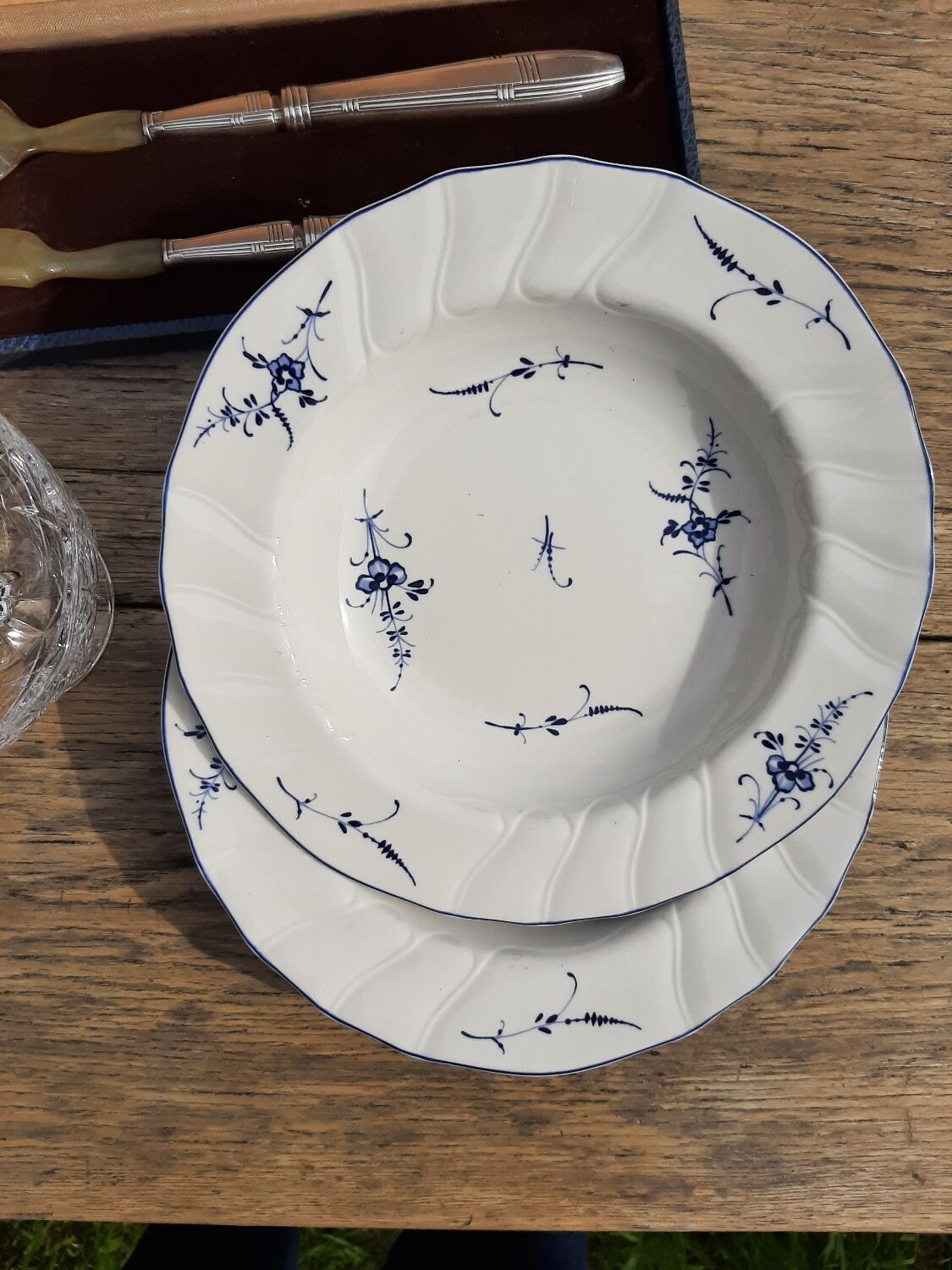 2 Hollow plates Old Luxembourg Villeroy and Boch