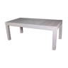 Table en sapin blanc fabriquée par Maxvintage sas