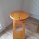 Folding wooden stool by Roger Tallon from the 1970s.
