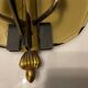 Italian Smoked Cut Glass Wall Lights, Set of 3