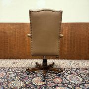 English Chesterfield Office Chair Brown
