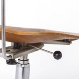 Egon Eiermann Swivel Chair for Wilde & Spieth, Bauhaus Desk Chair 1950s,