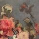 Large bouquet of roses, oil on wood panel, signed