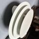 Lumiance Planeta wall lamp by Chris Hiemstra, cream aluminium, 1980s