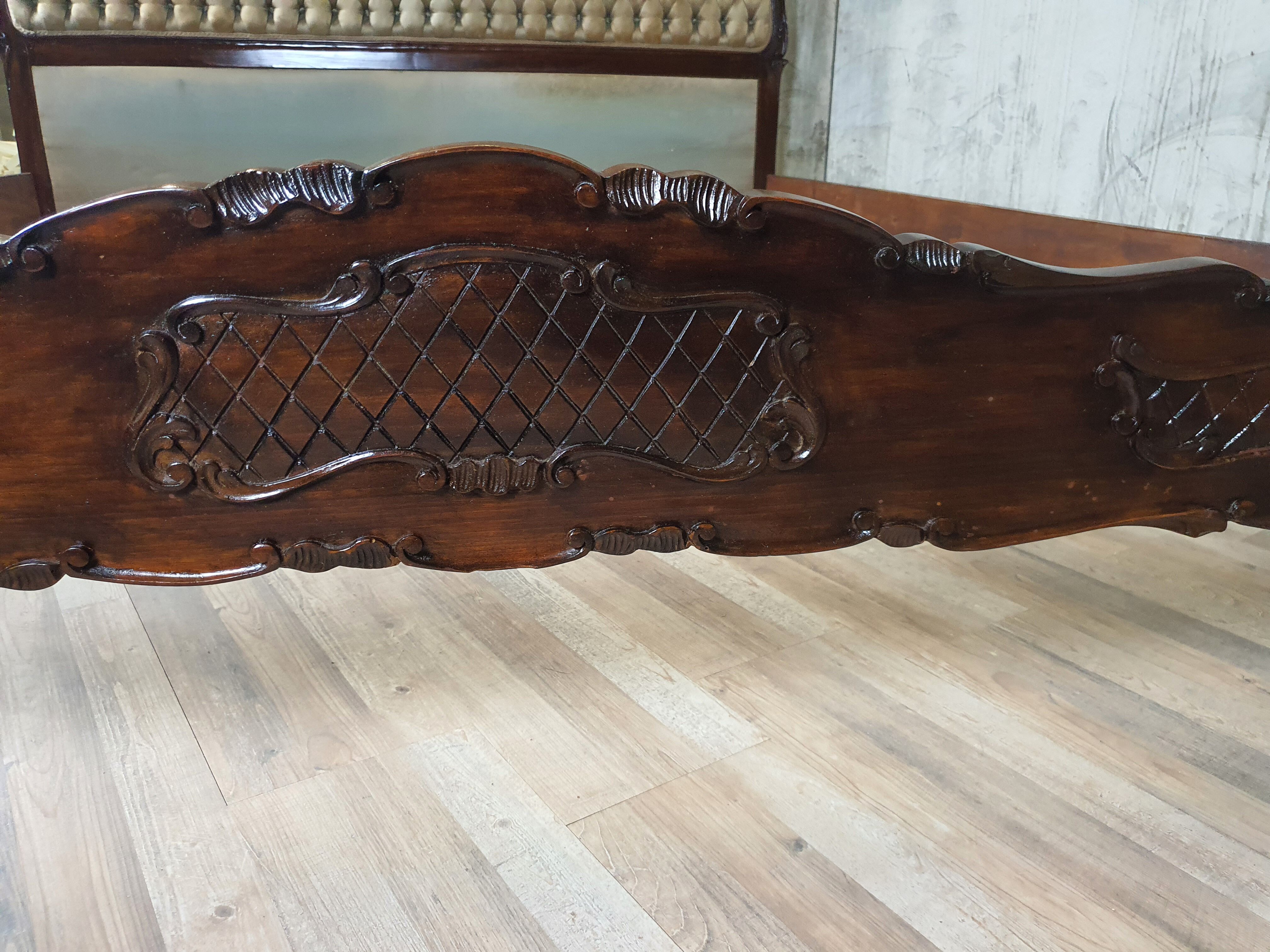 Baroque double bed - 20th century