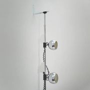 Lampe de sol chrome allant du sol au plafond, années 1970