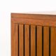 Large high teak sideboard with fluted doors, 1960s