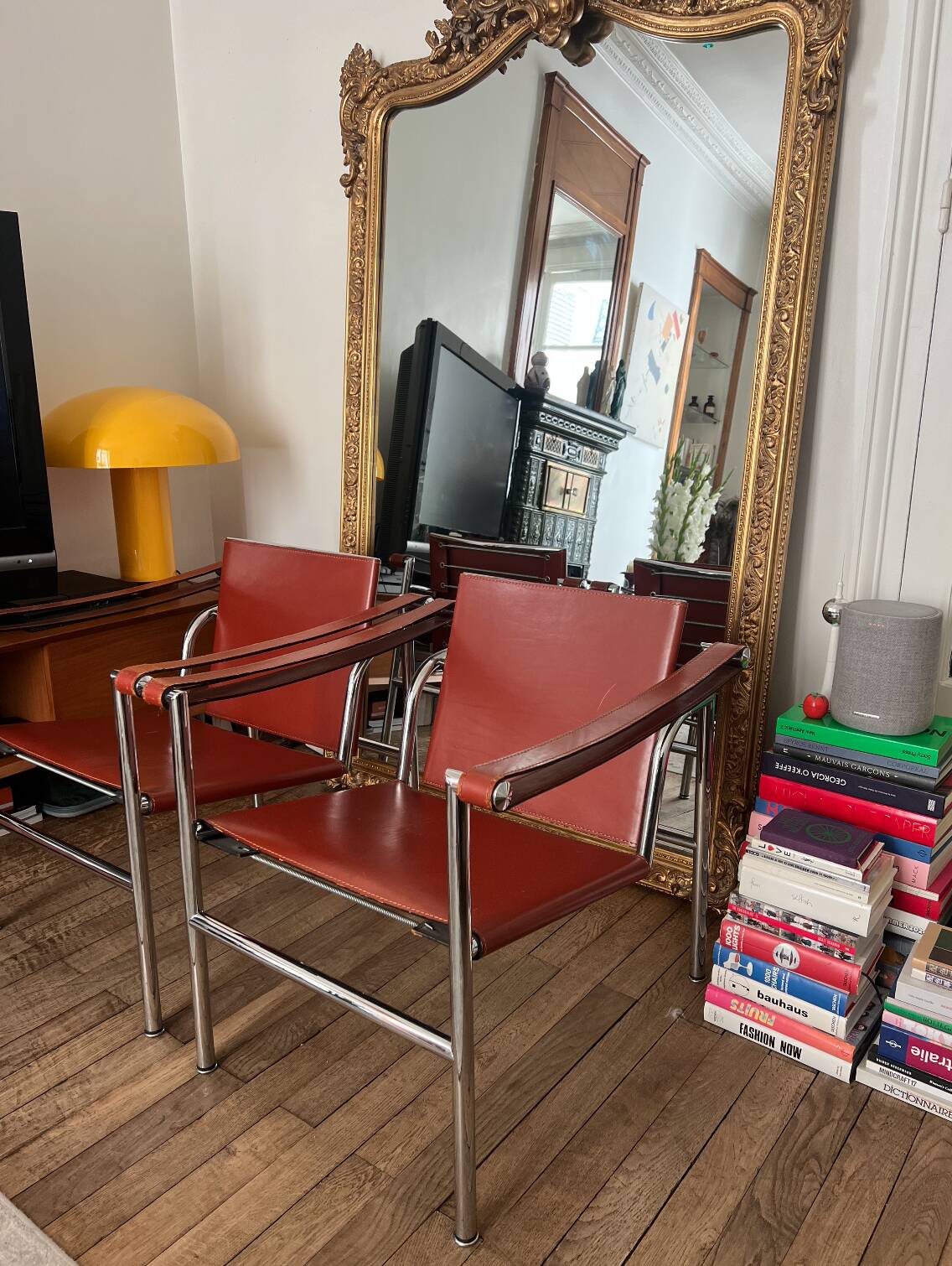 Pair of LC1 Armchairs by Le Corbusier for Cassina, 1990s