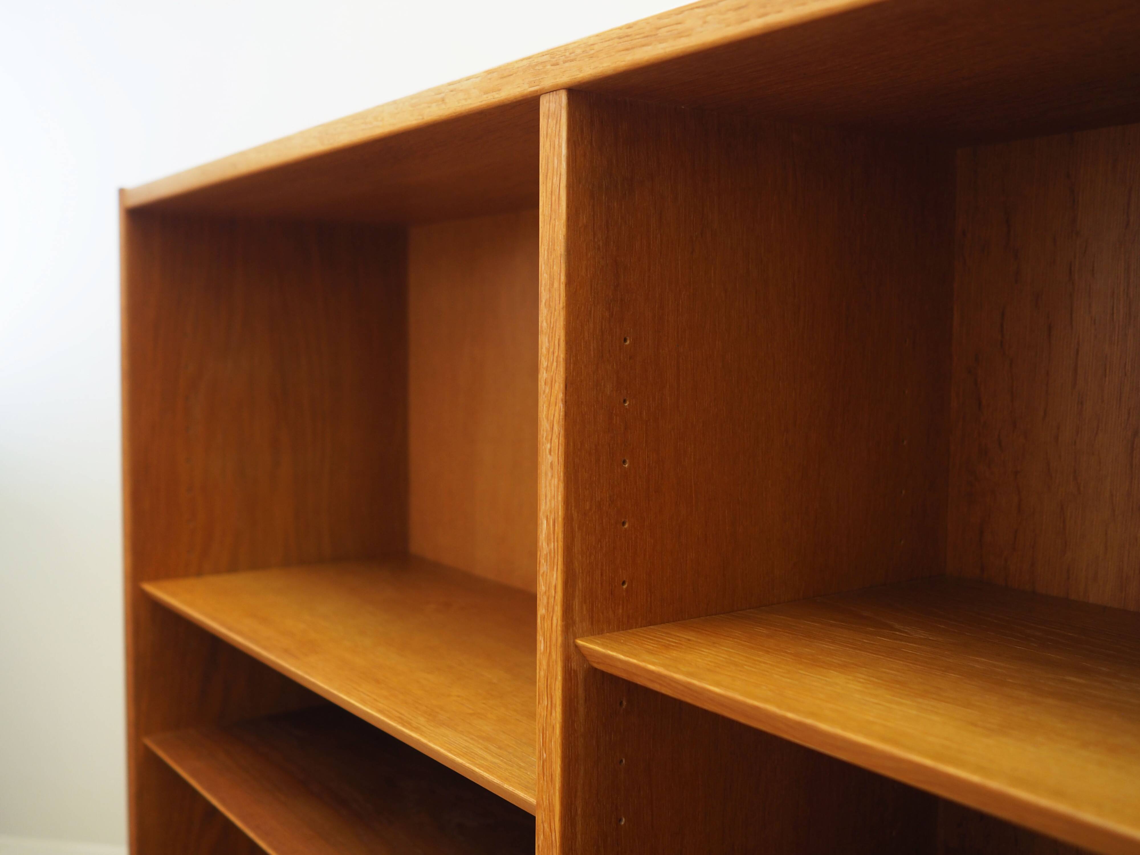 Ash bookcase, Danish design, 1970s, production: Hundevad