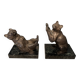 Pair of bear bookends by Thomas Cartier