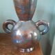 Vase vintage très original en forme d'amphore