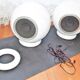 Pair of large speakers Elipson vintage 1950