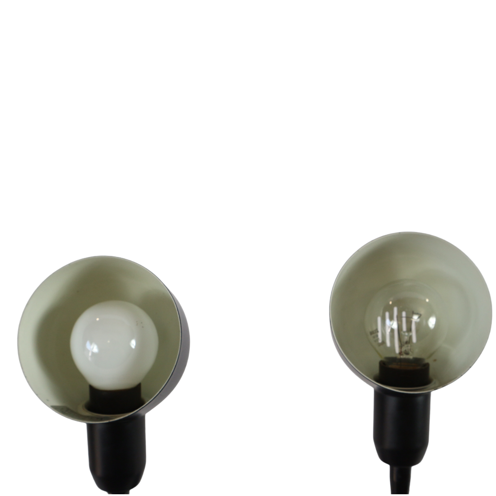 Pair of vintage adjustable bedside lamps, Veneta Lumi