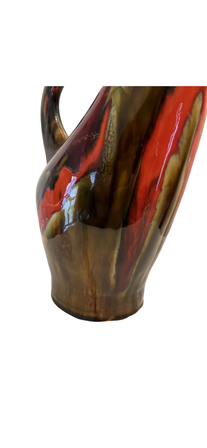Ceramic vase 60,70s, le brusc, pottery of the var, vintage