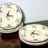 7 Longchamp plates m. Clery