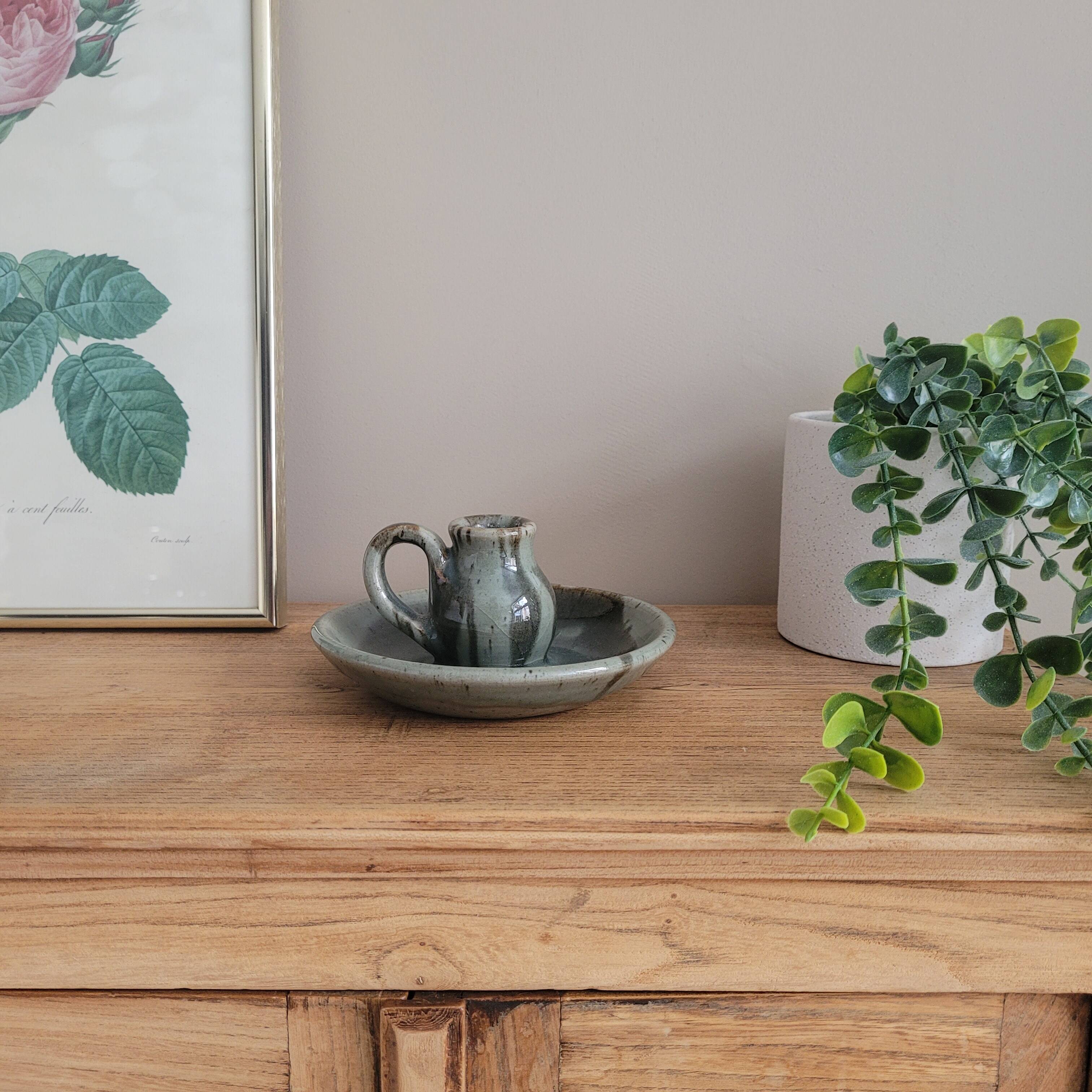 La Redoute x Selency ceramic candle holder 13 marbled