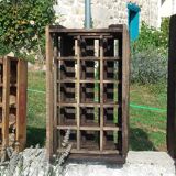 Wooden crate storage bottles