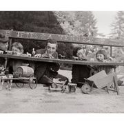 Old photo, "Children" theme, mid-20th century