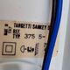 Vintage Space Age Domino Wall Lamp in White from Targetti Sarkey, 1970s