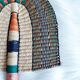 African fan bolga wall decoration of ghana