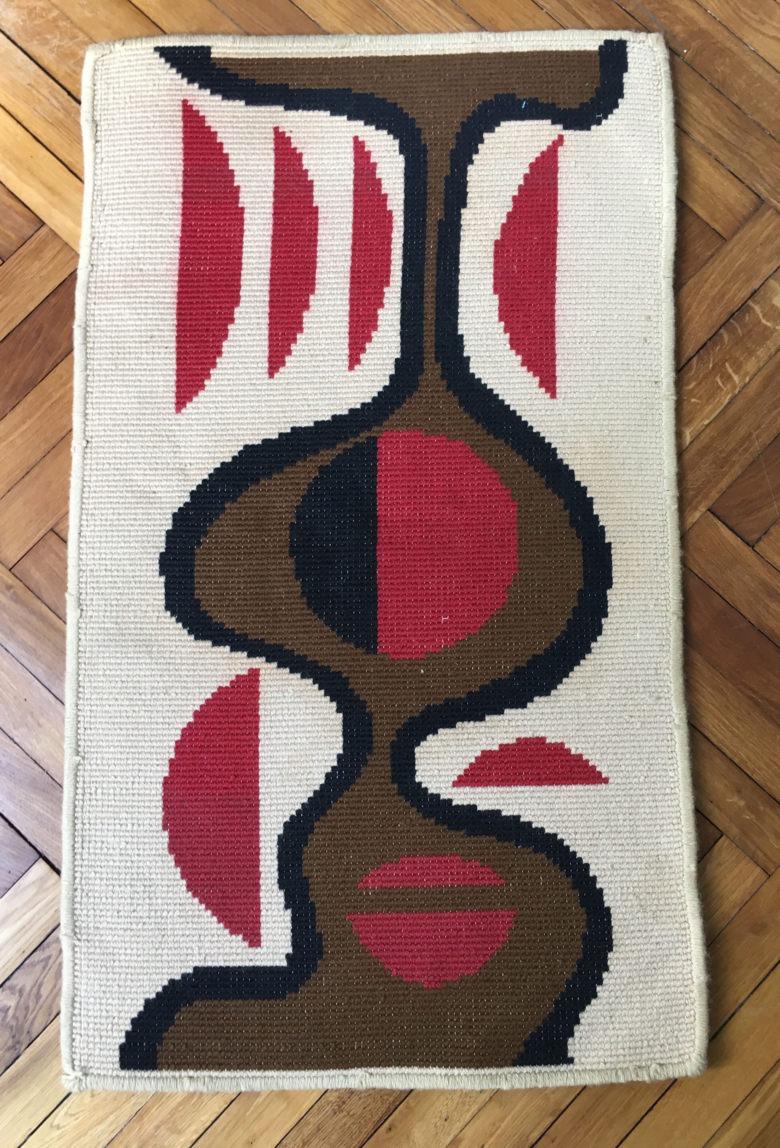 Tapis en laine vintage 80 x 137 cm