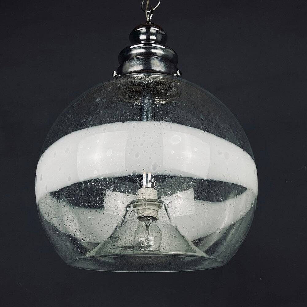Large Murano glass pendant lamp by Ettore Fantasia & Gino Poli Sothis, Murano, Italy, 1970s.