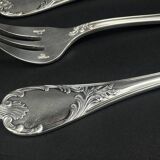 Lot de 12 fourchettes à huîtres Christofle modèle Marly – neuves sous blister, boîte d’origine scellée