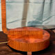 Floor lamp, art deco reader 1930 rosewood