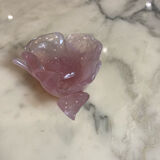 Empty pocket in rose quartz