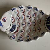 Aligsas Sweden ceramic fish dish 1980 Scandinavian
