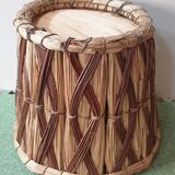 Cache pot en fibres végétales