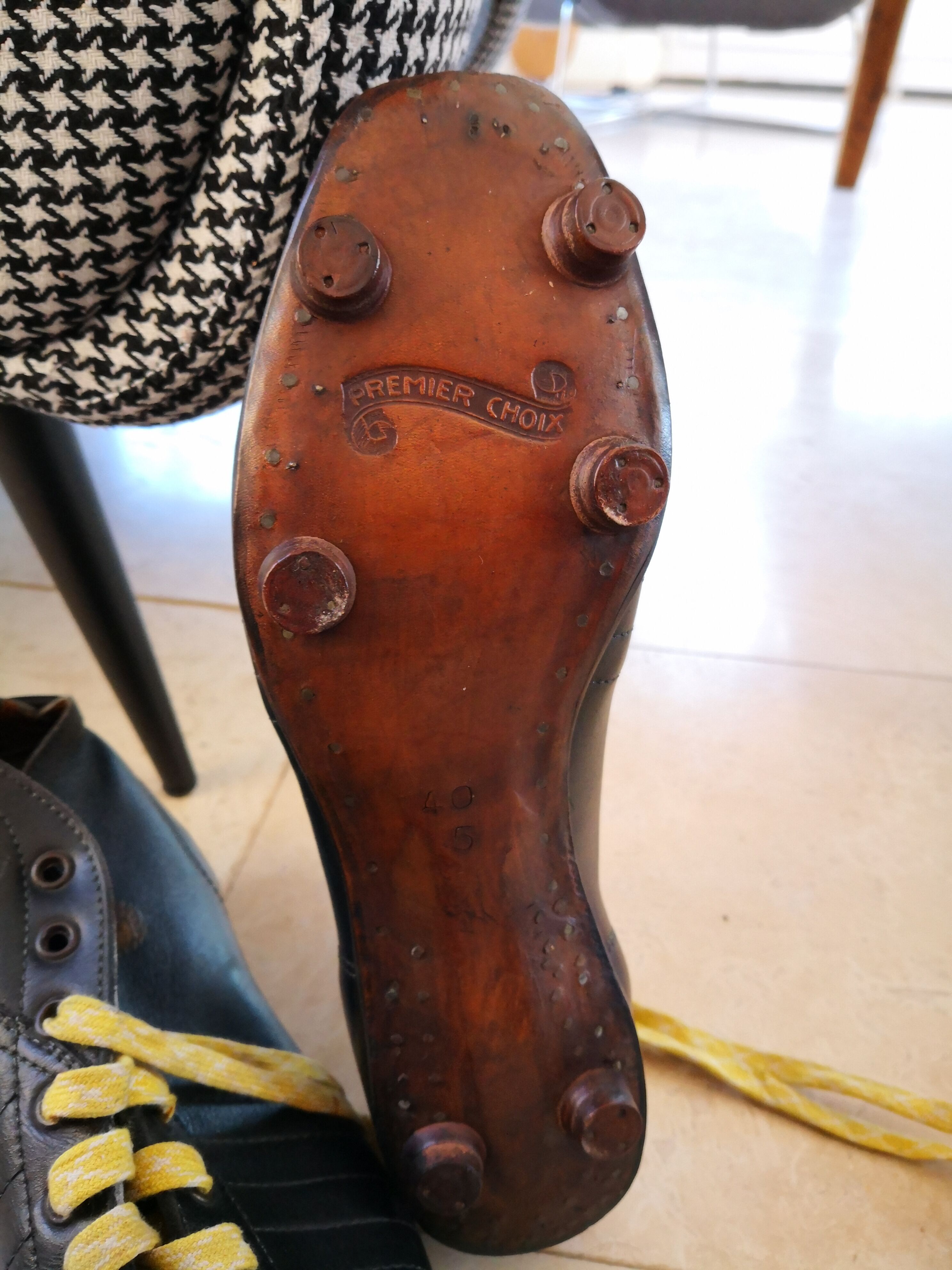 New 1950 HECKEL HEISSERER (2H) football shoe