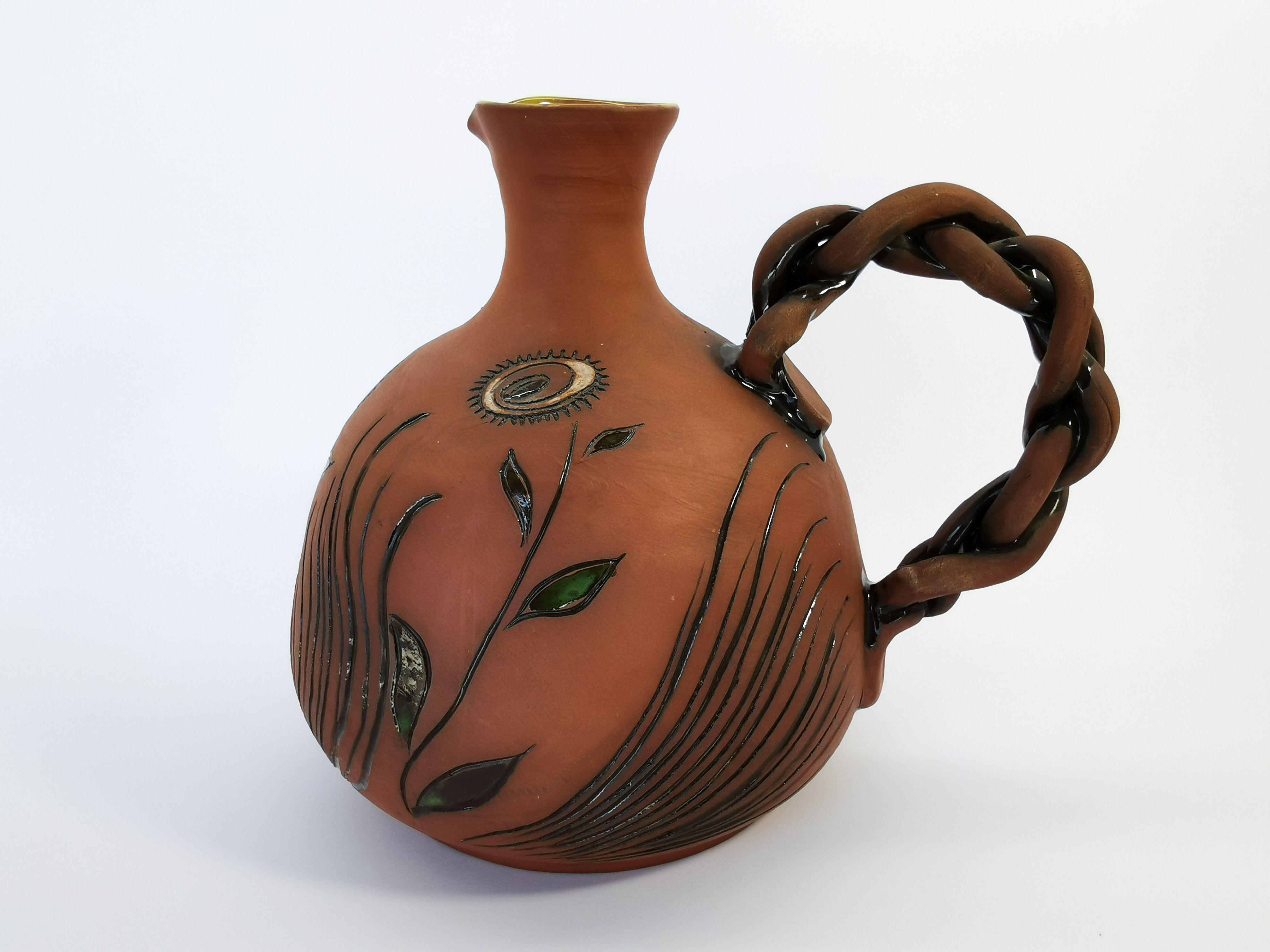 Decorative pitcher by Treimane Val-David from the 1960s