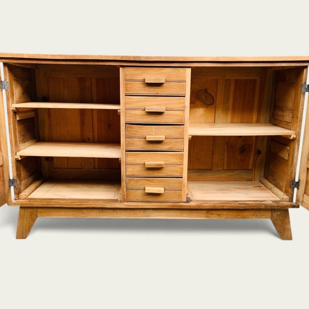 Buffet René Gabriel pieds compas 1945/50