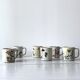 Set of 6 antique ceramic cups / mugs, refined floral patterns Made in China