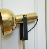 Wall light  vintage brass lamp