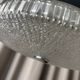 Kaiser Leuchten Mid-Century Pressed Glass Pendant Lamp, Germany, 1960s