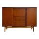 Vintage Danish Highboard teak and oak