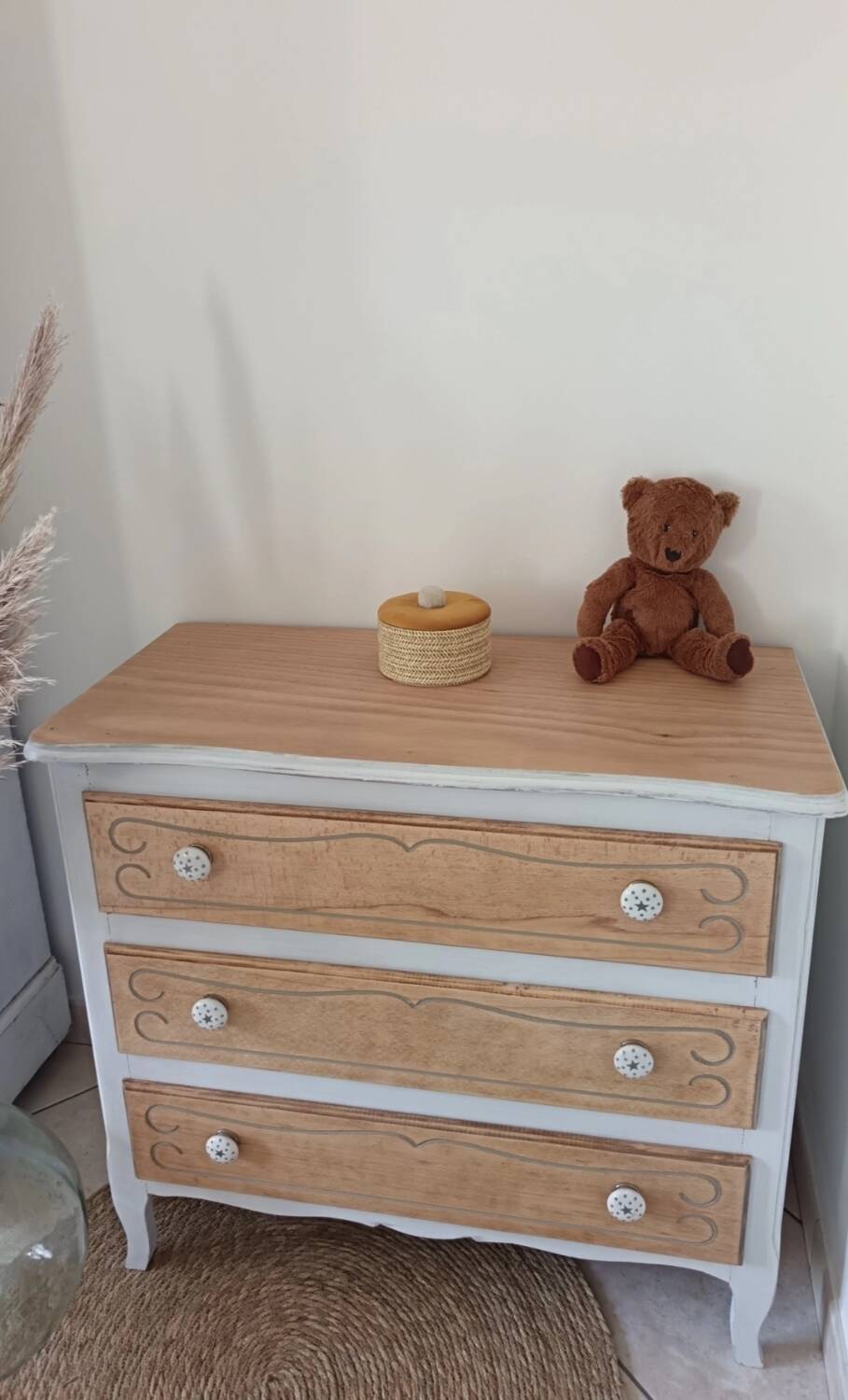 3-drawer chest of drawers