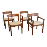 Set van 4 Bramin eetkamerstoelen 'Jersore'