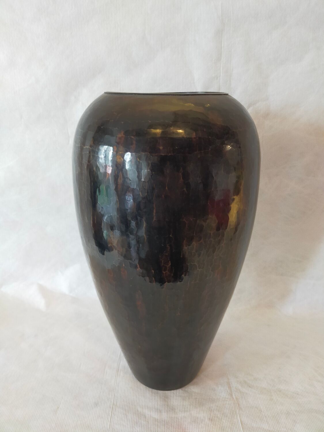 Brassware vase by Hervé Wahlen