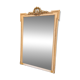 large antique mirror with richly carved pediment in Louis XV / Napoleon style