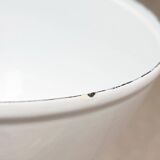 Vintage Danish enamelled pendant lamp model ES by Edgar Schlaefle for Louis Poulsen, 1980s.