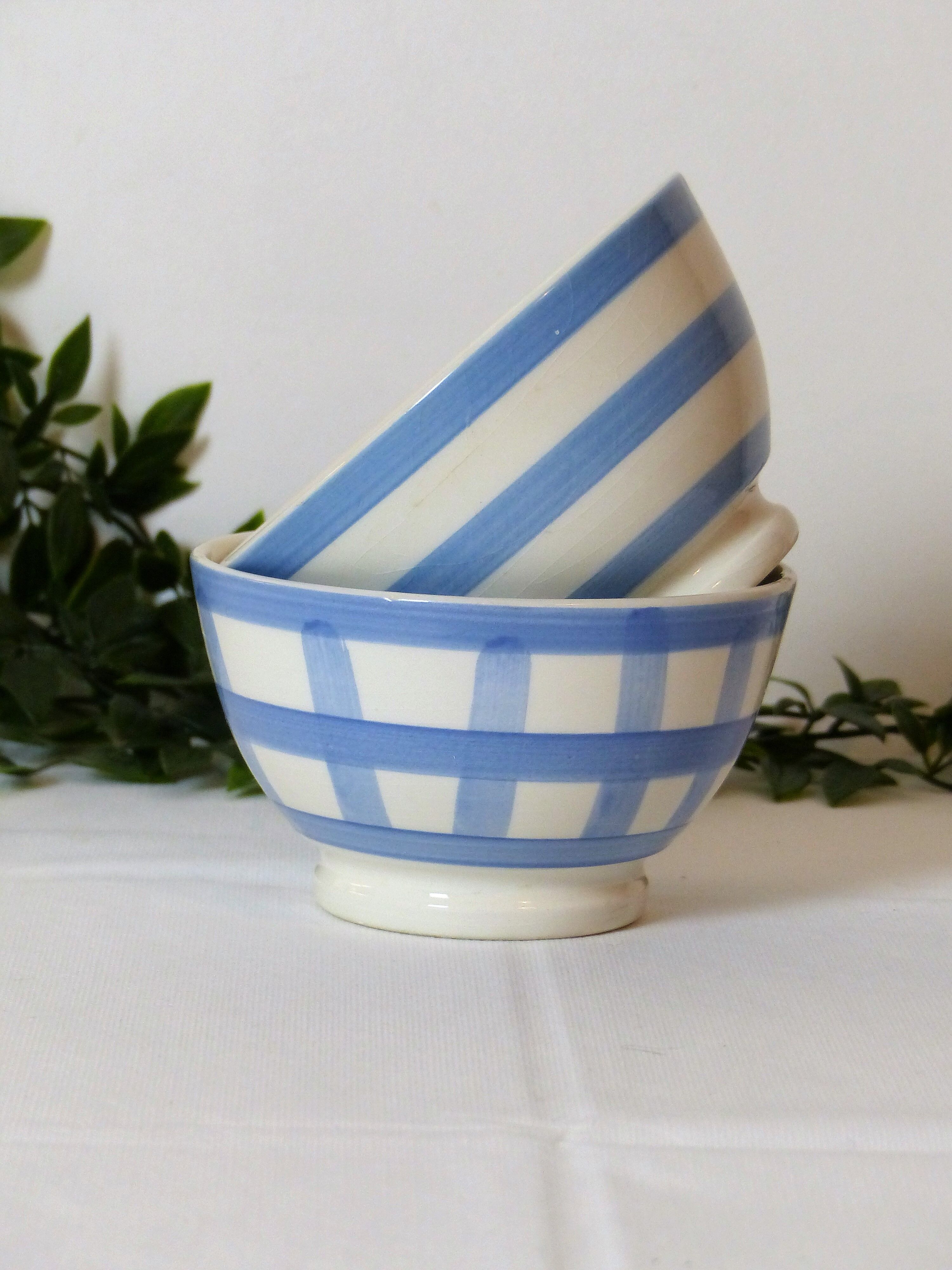 Pair of Ternana ceramic bowls